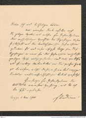 Nachlass Franz Steindachner, Brief von F. Andrian an Franz Steindachner (01.05.1900), Inv.Nr. 11.01, Seite 3